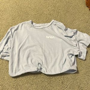 Womens S NASA crop top